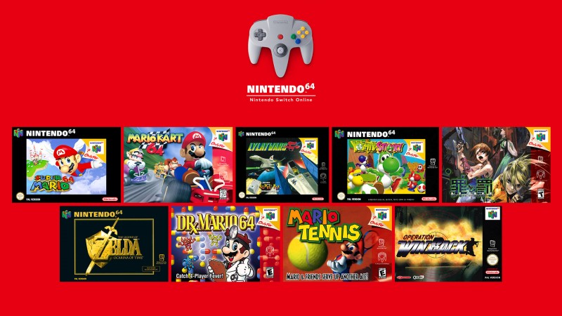 Nintendo Switch Online agora contará com jogos de Nintendo 64 e