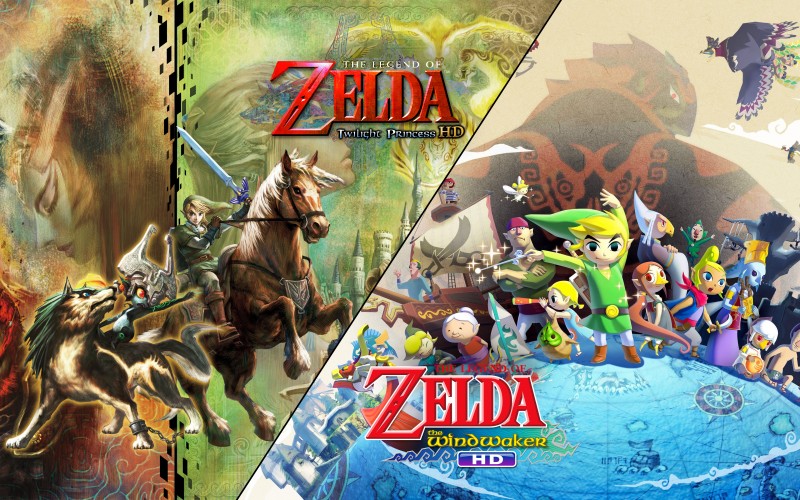 The Legend of Zelda: The Wind Waker and Twilight Princess Are